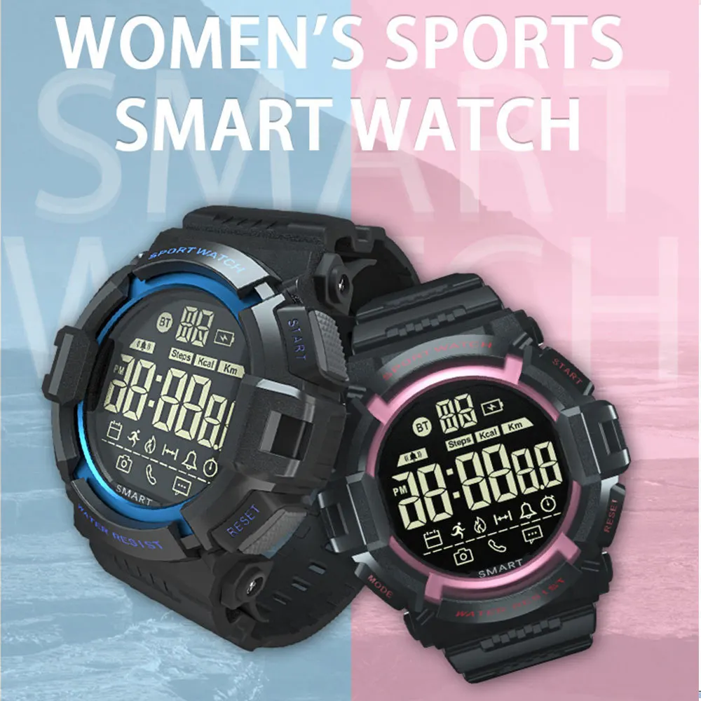 COXRY Long Time Standby Smart Watch Women Sport Bluetooth Pedometer Watch Men Smartwatch Woman Stopwatch Alarm Clock For Iphone