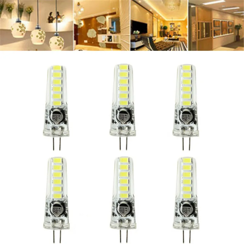

CLAITE LED G4 Lamp Bulb AC/DC 12V Pure White Warm White Chandelier Light Replace Halogen G4 SMD 5730 COB 12 LED Lamps Bulb