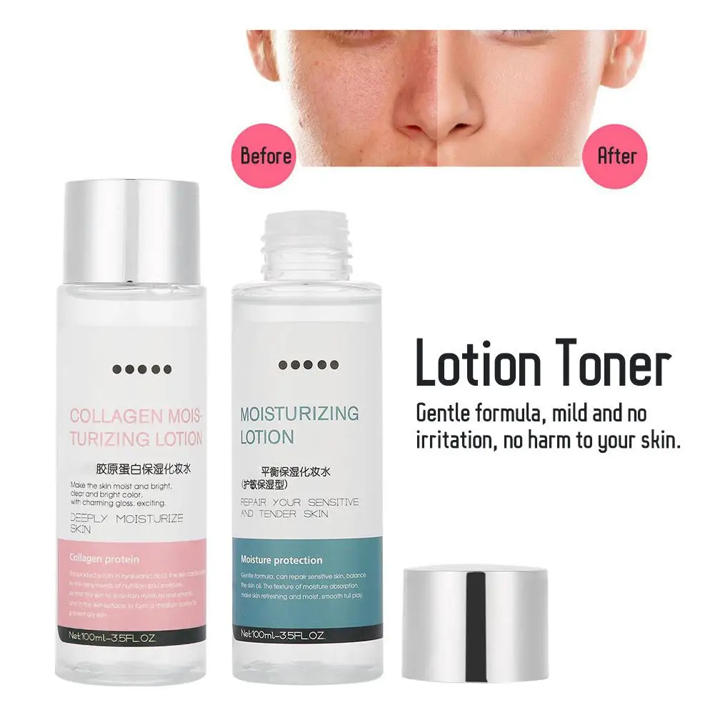 

2019 Collagen Lotion Toner Deep Moisturizing Hydrating Exfoliating Astringent Skin Care Tools