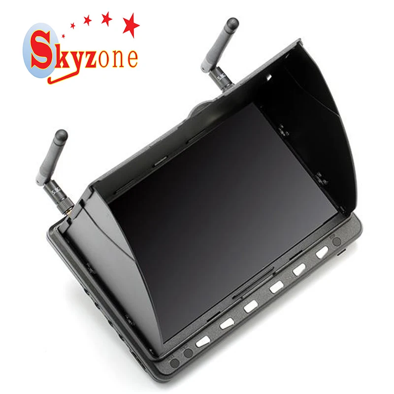 Skyzone HD02 40CH 5 8G 7 дюймов 1024x600 HD порт DVR FPV монитор для радиоуправляемого дрона