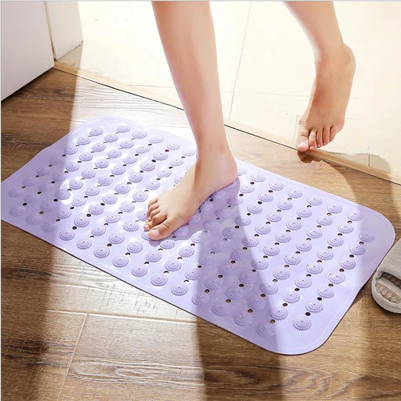 

Anti slip PVC Shower shiatsu massage cushion douche Mat bathtub Rug grippers banyo paspas Suction Sucker bathroom toilet carpet
