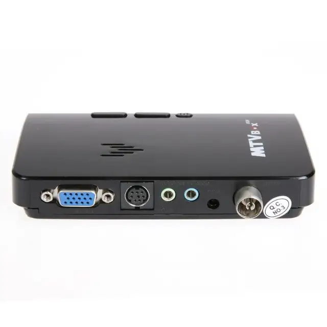 Cheap New MTV Box Set Top Box PC Receiver Tuner External LCD CRT VGA TV Tuner HD 1080P TV BOX Speaker for HDTV Channel Gaming Control