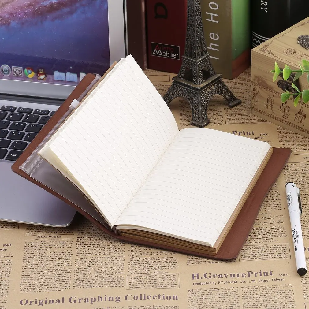 

Vintage loose-leaf Portable School Writing Notebook Diary Journal Planner Agenda Caderno Sketchbook Bullet Journal libretas