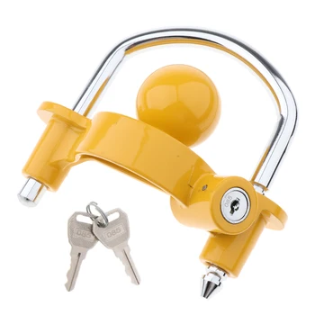 

Universal Boat Motorcycle Trailer Zinc Alloy Ball Coupler Lock Heavy Duty Hitch Lock Motor Anti-Theft Lock Height Adjustable