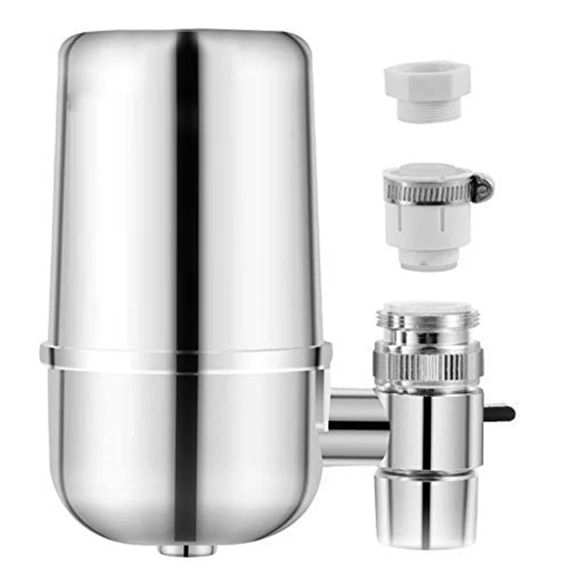 

Best Sell Faucet Water Filter with a Filter Element,Double Outlet and Level 1 filtration,No-cracking No-leakage Fast Flow House