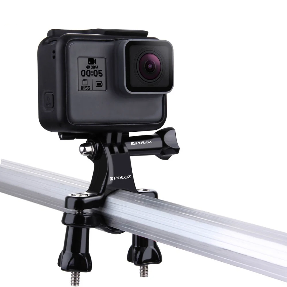 PULUZ Велосипед Мотоцикл Руль Бар адаптер Pro Mount для GoPro HERO5 HERO4 сеанса HERO 5 4 3+ SJ4000 XiaoYI