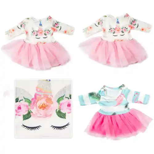 unicorn doll clothes