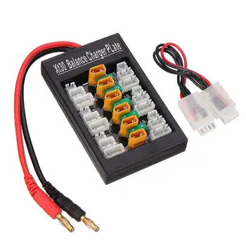 

New Arrivals XT30 1S-3S 93x57x15mm Plug Parallel Charger Board Banana Plug Input For IMAX B6 Charger Spare Part DIY Accessories