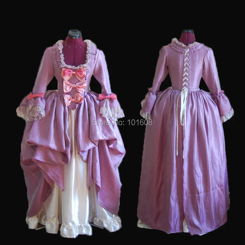 

Tailored!Royal Purple Vintage Duchess Princess Civil war Ball Gown 18th Court Marie Antoinette DRESS Victorian dresses HL-371