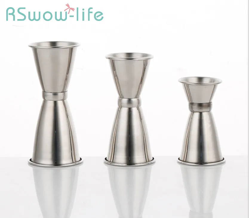

Bar Tool Stainless Steel Double Head Measuring Cup Bar Mixing Tool Cup For Bar Wine Set