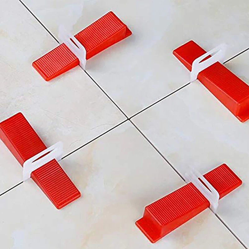 Wall Tile Leveling System Leveler Plastic Clip Locator Spacers Plier Floor Installation Tiling Construction Tools With 100 Clips