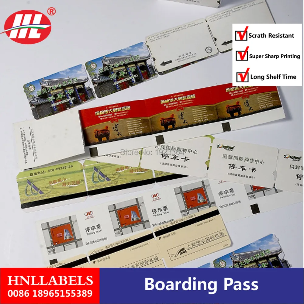 

Factory Selling Airline Flight Ticket Printing /Airline Boarding Pass Printing