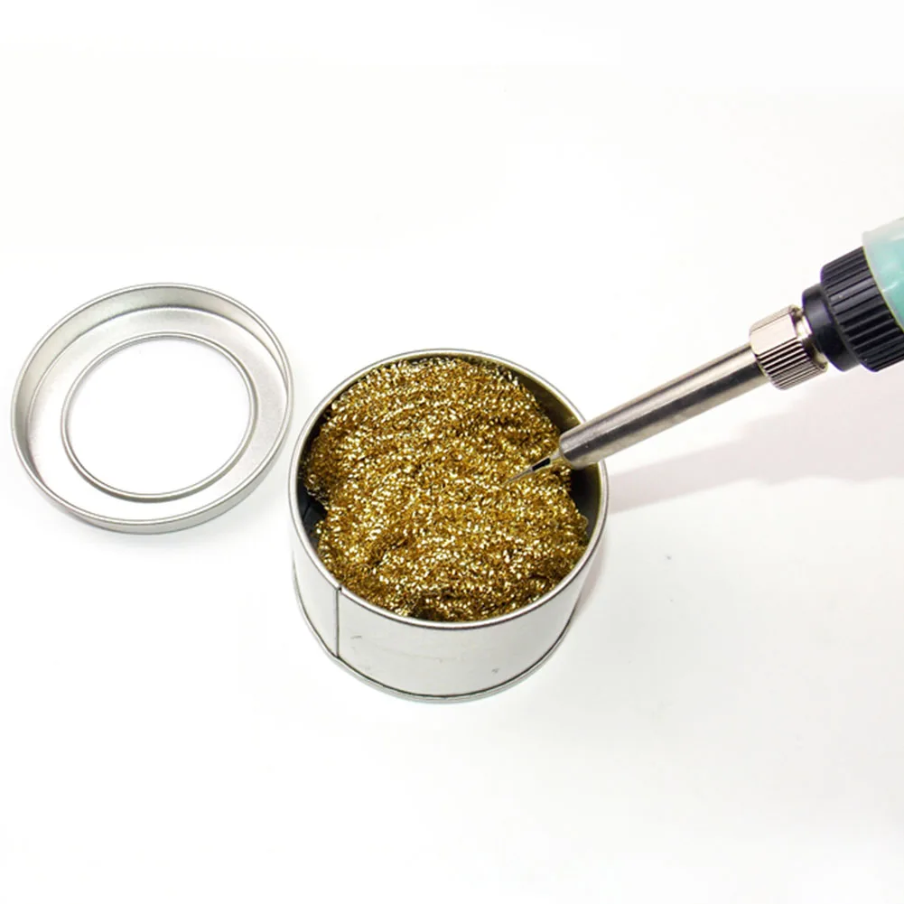 

Soldering Stand Tool Set Cleaner Welding Base Iron Tip Cleaning Steel Wire Ball