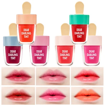 

ICYCHEER Cute Ice Cream Shape Lip Gloss Moisturizing Lovely Makeup Beauty Cosmetic Silky Lasting Lip Stick