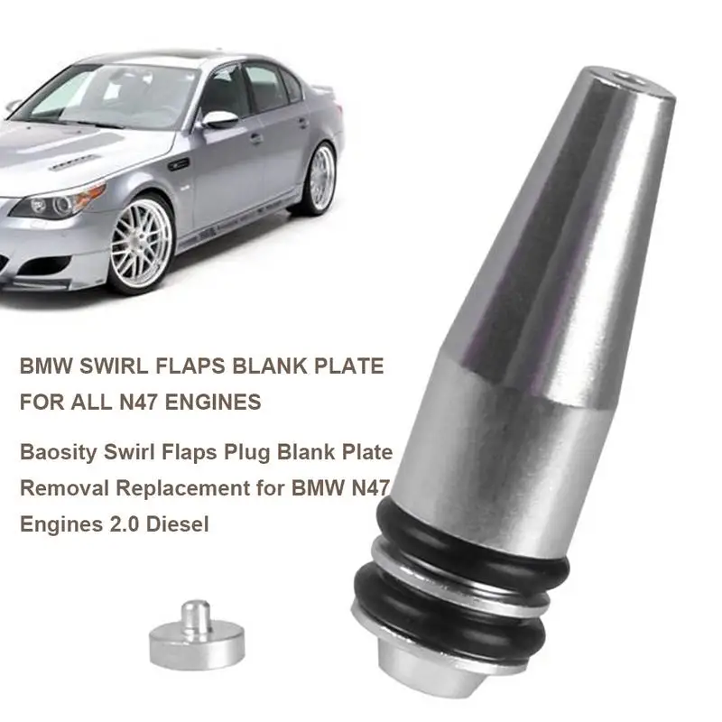 Baosity Swirl заглушка пустая пластина замена для BMW N47 двигатели 2,0 дизель