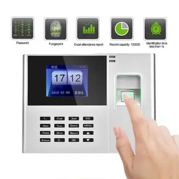 

100-240V TCP IP Fingerprint Password Attendance Machine Employee Attendance Recording