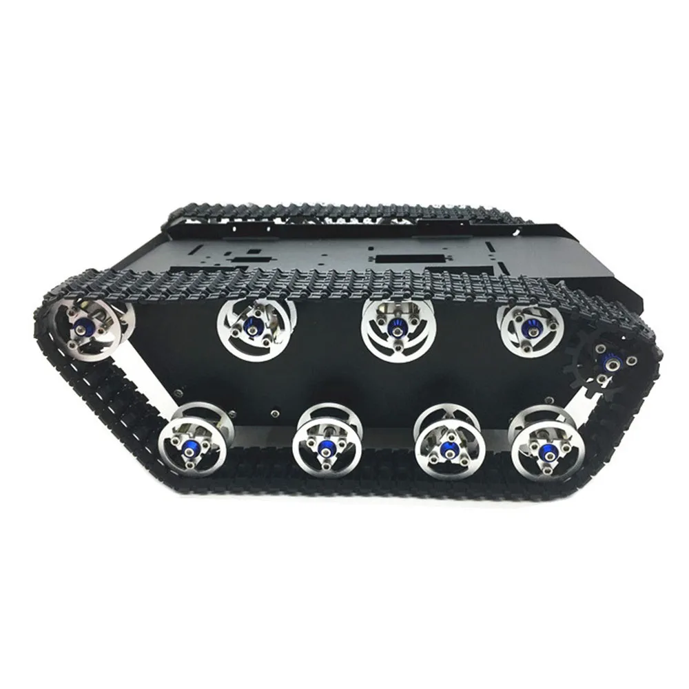  DIY A-13 Smart RC Robot Car Chassis Aluminous Plastic Crawler Belt Tracked Tank Chassis - 32970608253