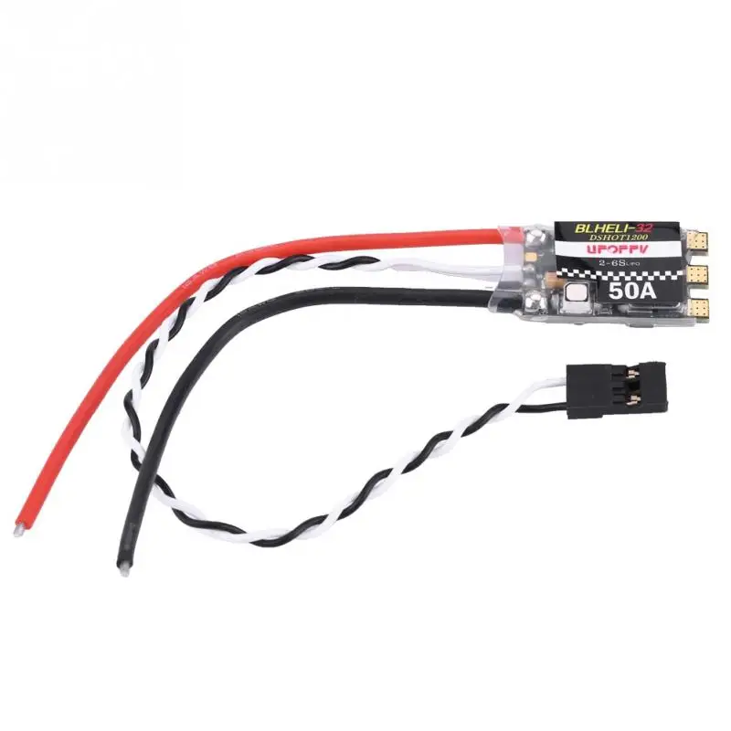 

50A BLHeli32 ESC Dshot1200 Integrated RGB LED Light ESC for FPV Racing Drone 32 bit processor Integrated LED lights for 3D mode