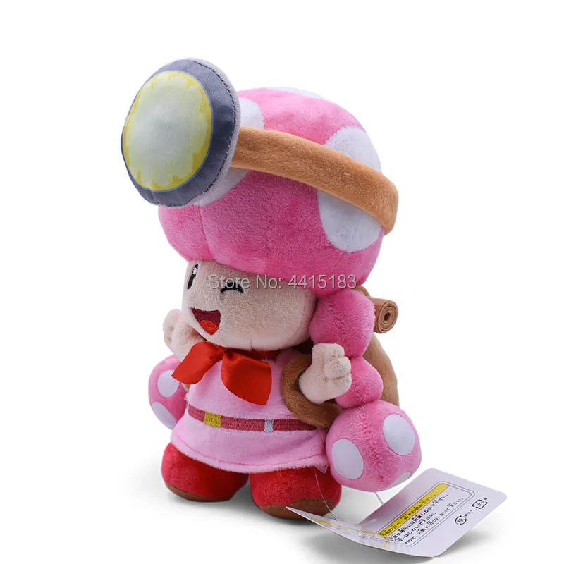 2 стиля аниме Super Mario Bros жаба Toadette Peluche рюкзак искатель сокровищ Кукла плюшевые мягкие с наполнением, детская игрушка, рождественский подарок