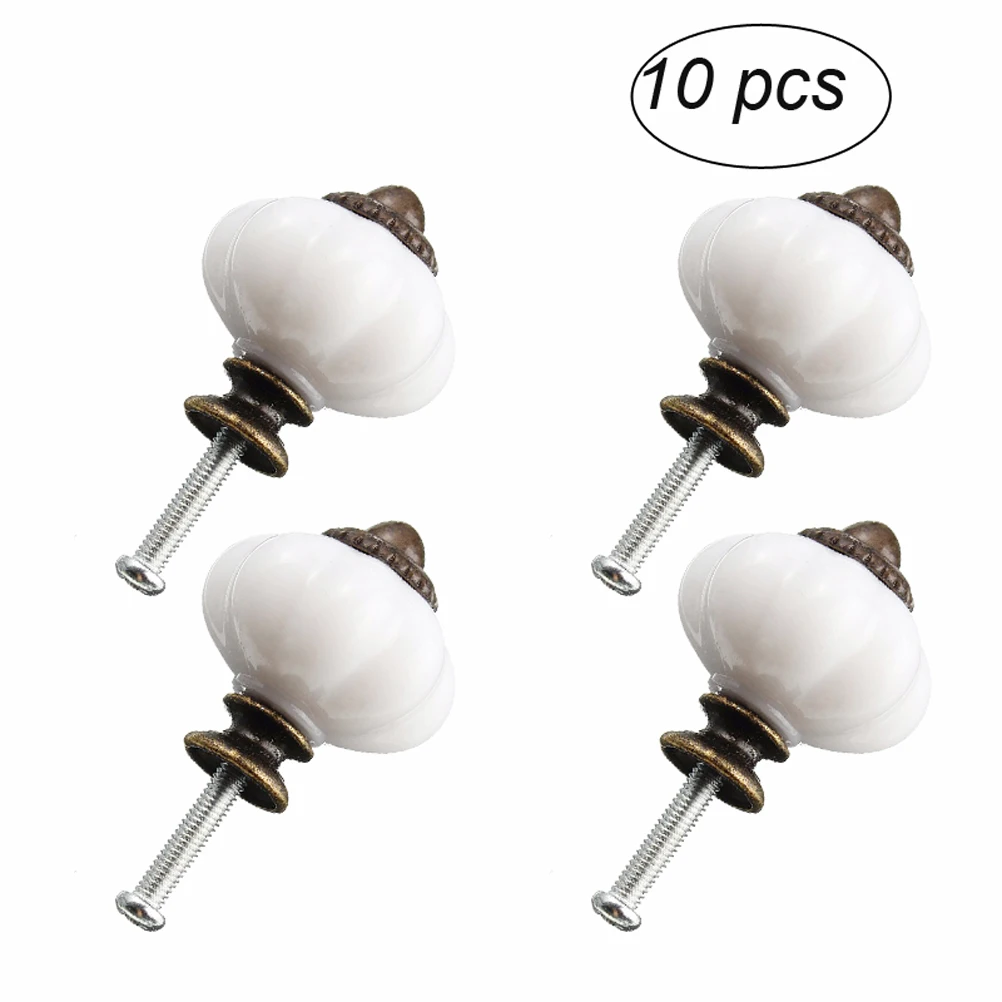 

Pumpkin Plastic Cabinet Cupboard Drawer Door Pull Knobs Handle