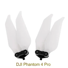 Серебристые пропеллеры для пропеллеры с низким уровнем шума, быстросъемные ночные пропеллеры для DJI Phantom 4 Phantom4 пропеллер Pro Drone
