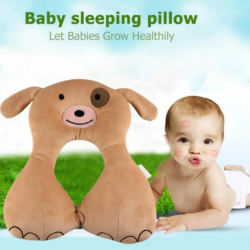 

2019 New Cute Animal U Shape Baby Pillow Travel Car Seat Home Office Soft Cushion Useful For Baby Neck Portable Soft Pillow
