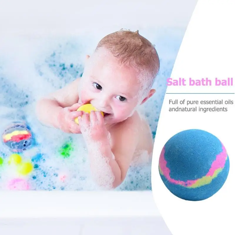 

Bath Salt Bombs Bubble Bath Salt Ball Handmade SPA Stress Relief Exfoliating Body Cleaner Essential Oil Spa Shower Ball