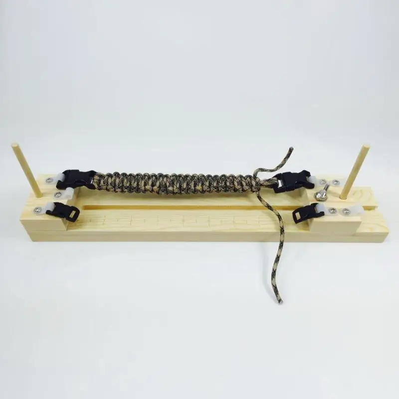 1 шт. инструмент для вязания браслетов DIY деревянный Паракорд джиг браслет