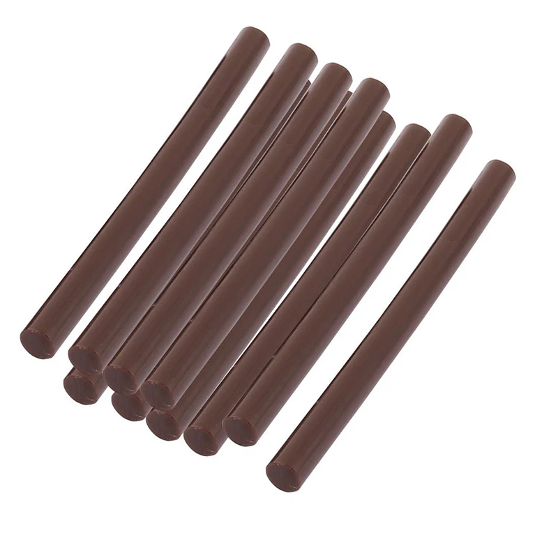 

10pcs 100mm x 7mm Adhesive Hot Melt Glue Sticks For Hot Melt Glue Gun Brown-SCLL