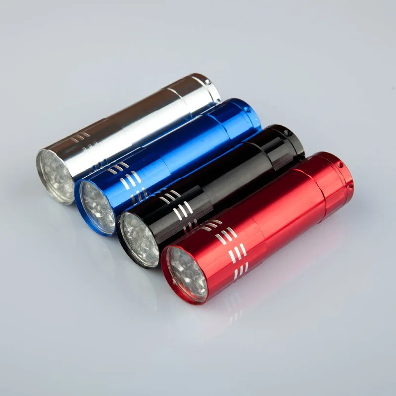 

DE.SOUL New Pattern 9led Violet Flashlight Uv More Function Check Ultraviolet Rays Electronics Gift Flashlight