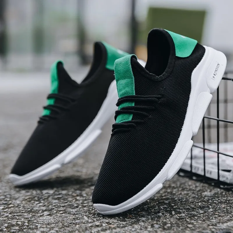 Men Casual Shoes Men Sneakers Breathable Fashion Men Shoes Slip On Walking Shoes White Sneakers Male Shoes Solid Men Footwear