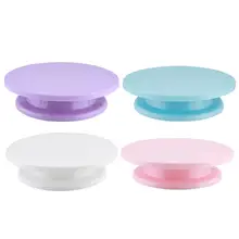 28 см PP вращающаяся подставка для украшения торта украшение для выпечки торта поворотный стол противоскользящая круглая подставка для торта кухонные инструменты для выпечки