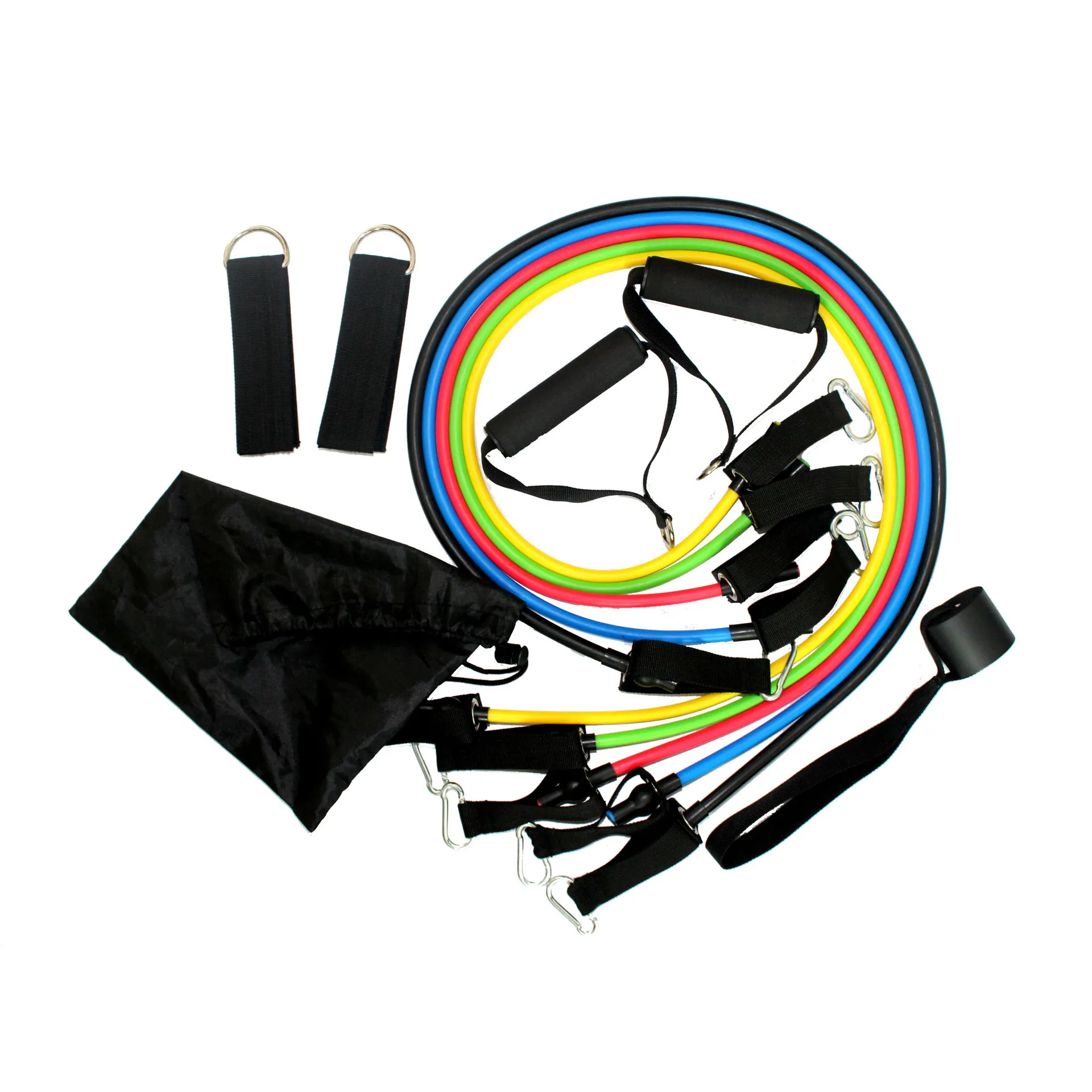 

Fitness Exercise Bands / Tubes 11-Piece Set Pull Rope Multi-Function Training Equipment pulling force implement spring exerciser