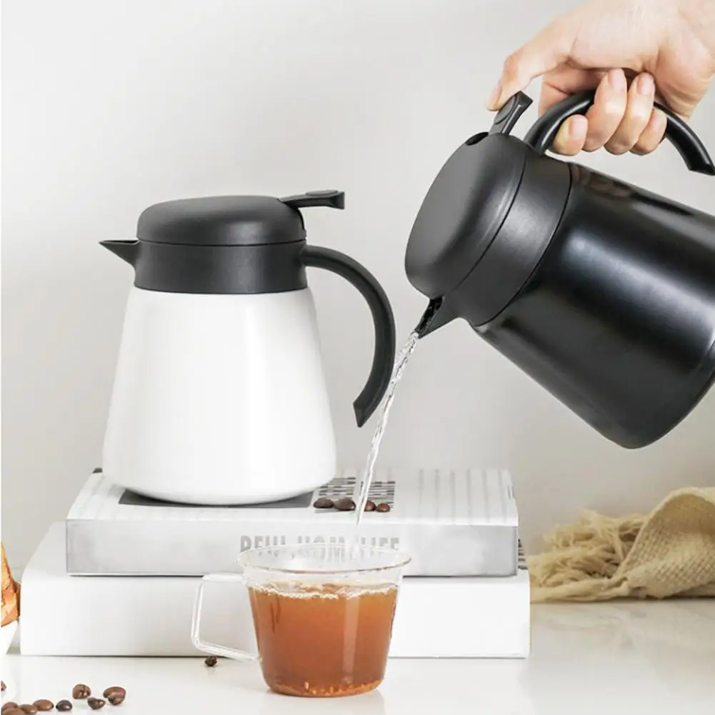 800ml Heat Insulated Kettle Coffee Maker Stainless Steel Tea Pot Jug
