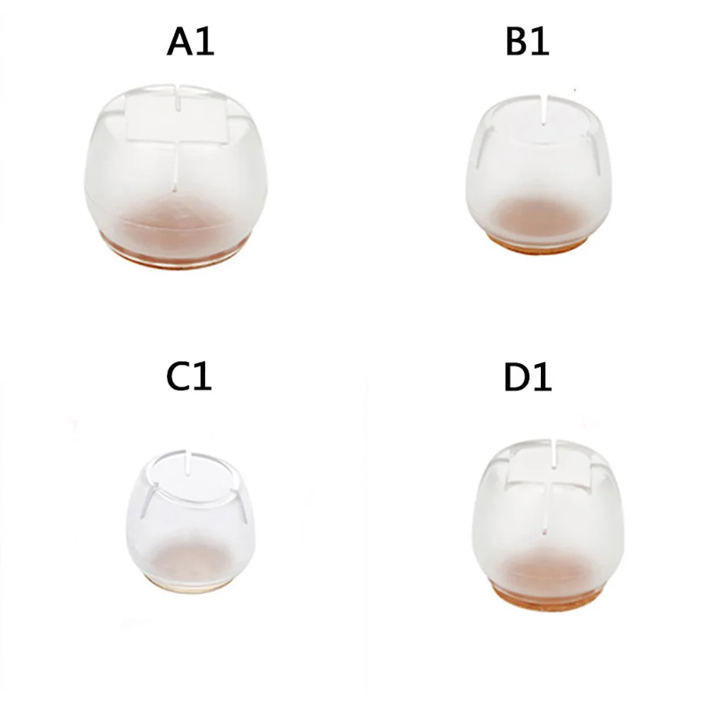 Прямоугольные квадратные круглые силиконовые ножки стула крышки ног колодки мебель стол чехлы протекторы для деревянного пола