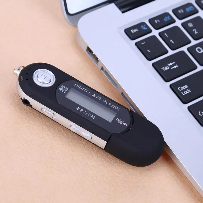 Высокое качество Черный Синий 3 5 мм портативный USB MP3 музыкальный плеер цифровой