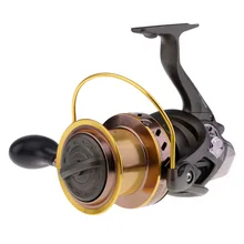 MagiDeal металлическая спиннинговая Рыболовная катушка гладкая ультра сильная мощная-для пресная вода, морская вода, литая Рыбалка для левого/правого