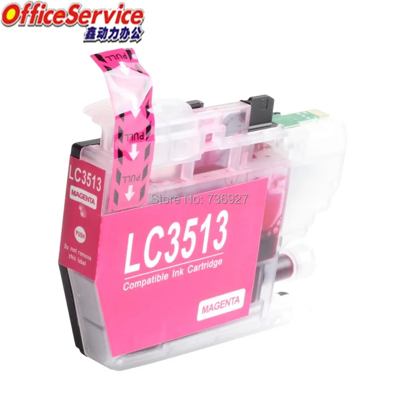 LC3511 LC3513 Совместимый картридж для принтера Brother MFC J690DW J890DW|Чернильные картриджи| |