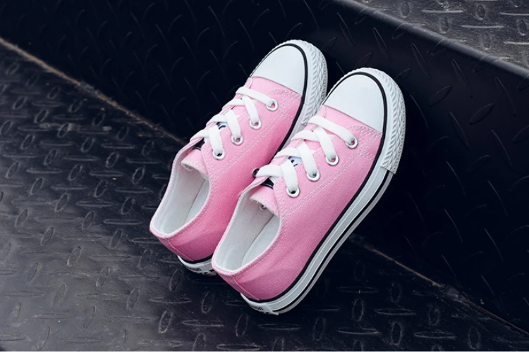 

Kids Shoes for Girl Children Canvas Shoes Boys Sneakers 2019 Spring Autumn Girls Shoes White Short Solid Fashion Children Shoes
