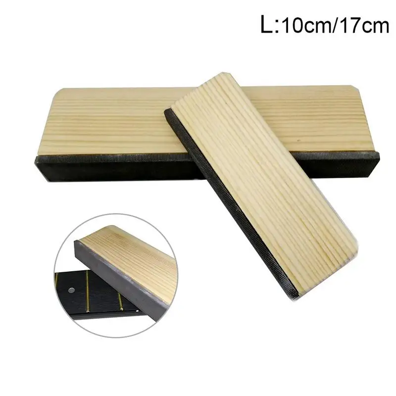 

1pc 10cm/17cm Guitar Fret Leveling Sanding Files Luthier Tool for Guitar Bass Ukulele Banjo Mandolin
