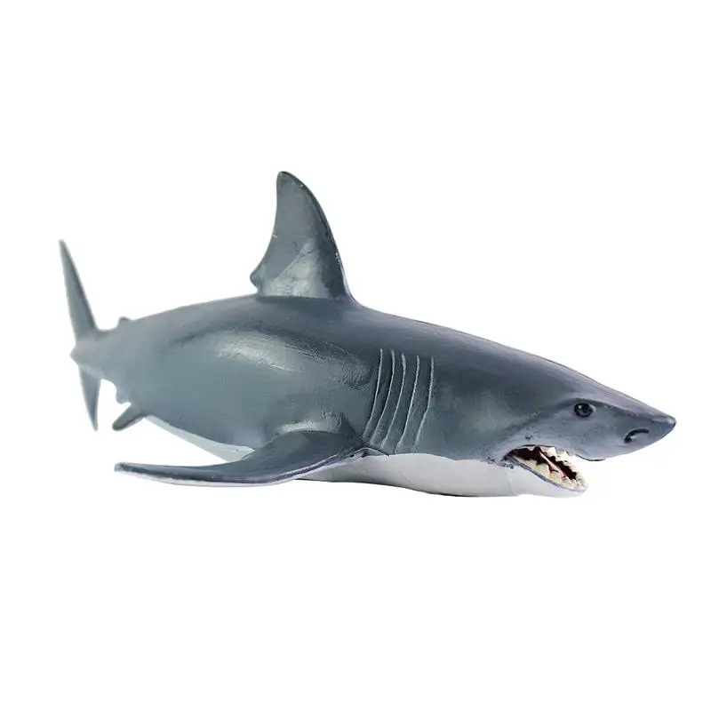 Blue Shark Shaped Marine Life Toy Shark Marine Animal Model Early Education Toy for Children Blue Shark Shaped Marine Life Toy Shark Marine Animal Model Early Education Toy for Children