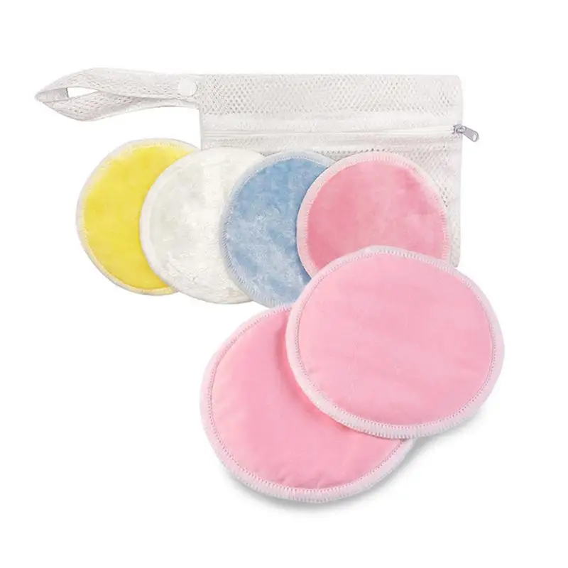 16 шт для чистки лица многоразовые ватные диски для снятия макияжа двухслойные протирающие подушечки для дизайна ногтей очищающие подушечки для очистки кожи