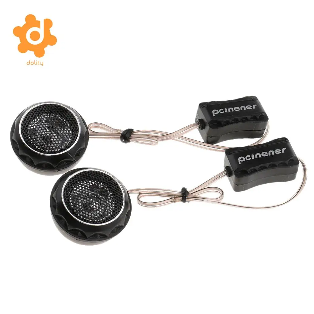 

dolity Car Stereo Speaker Tweeter with Subwoofer for Car Audio System High Quality