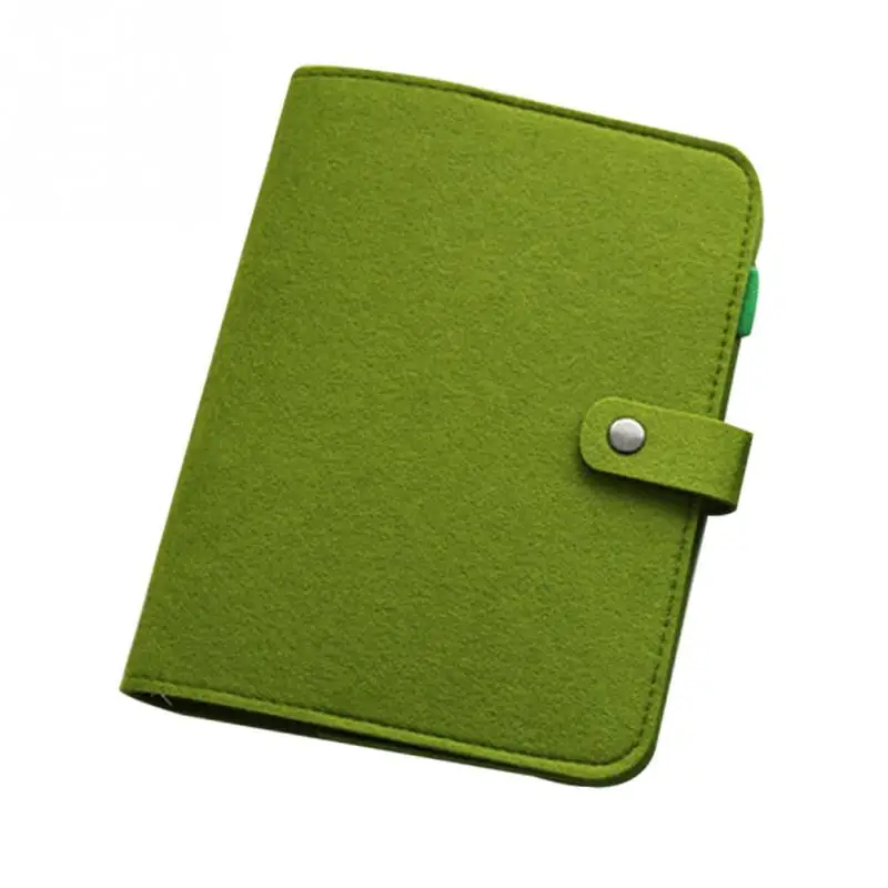 

A5 A6 simple snap felt notebook diary creative binder office supplies ring binder