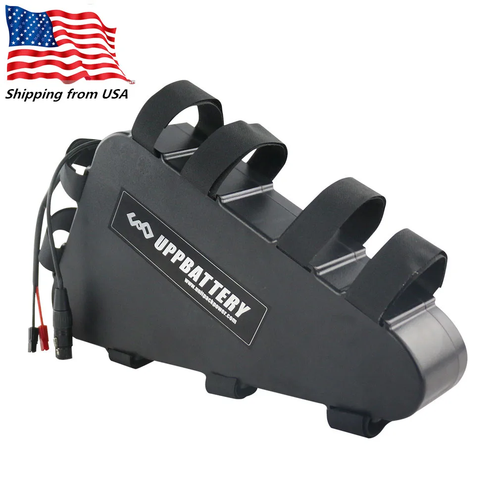 

USA In stock 48V 20Ah eBike Triangle Plastic Case Lithium ion Battery For 48Volt 1800W 1000W Bafang BBSHD BBS03 Electric Bicycle