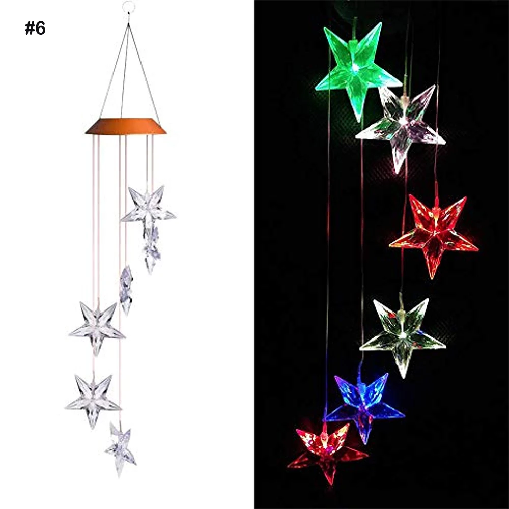 Iluminación atrapasueños colgante LED con energía Solar viento Chime cambio de Color portátil espiral Spinner niños habitación decoración infantil Iluminación atrapasueños colgante LED con energía Solar viento Chime cambio de Color portátil espiral Spinner niños habitación decoración infantil