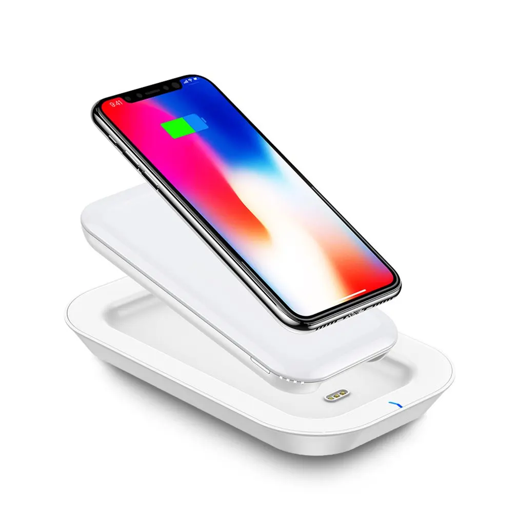 T199 2 In 1 Wireless Charger Mobile Power Supply With Base 10000mAh Desktop Mobile Phone Wireless Power Bank