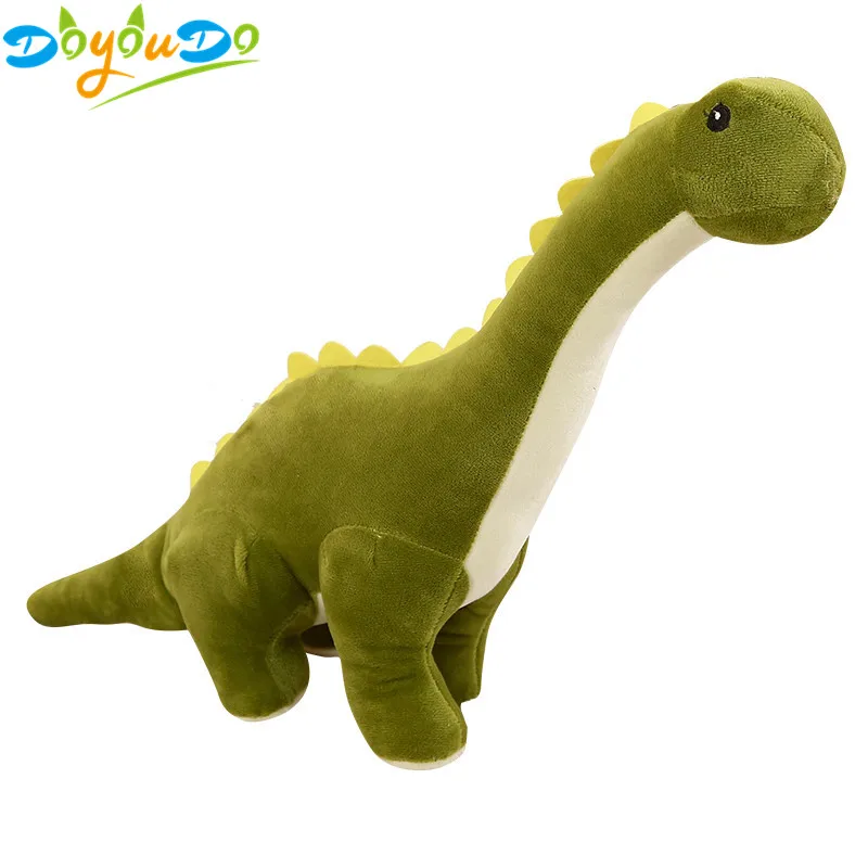 25cm Green Long Neck Dinosaur Plush Toy Hobbies Cartoon Stuffed Toys Dolls For Children Boys Baby Birthday Christmas Gift