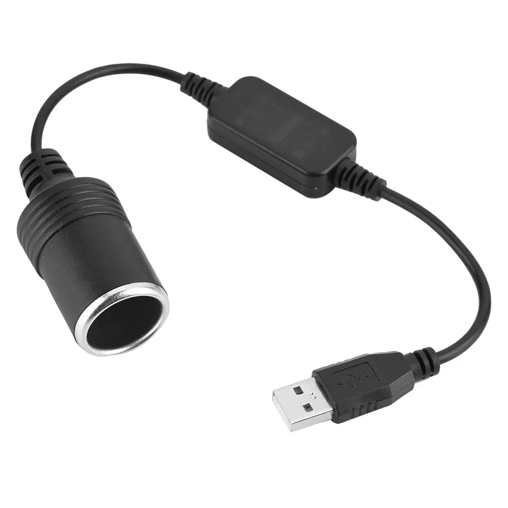 12 В розетка для автомобильного прикуривателя гнездо к USB адаптер шнура