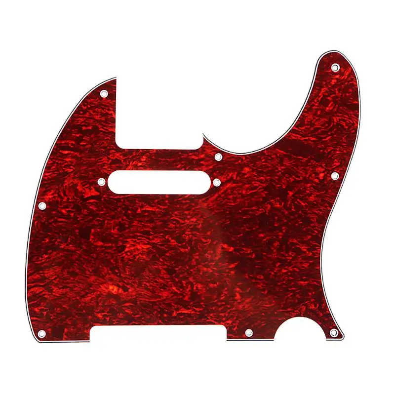 3Ply состаренная перламутровая Накладка для гитары Tele style Гитара Pickguard состаренная белая жемчужина музыкальный инструмент Аксессуары для гитары 7 цветов